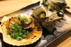 「炉端焼きと熱燗」
