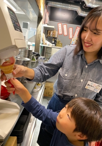 「大人気ソフトクリーム(^^)」