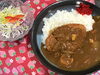 「本日のAランチは チキンカツカレー ミニサラダ付(^.^)」