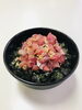 たたき丼「おはようございます☀️本日12/2(火)のおすすめmenu✨たたき丼……¥680-(マグロ・ぶり・スズキ)です。o(*^▽^*)o」