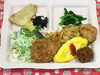 「本日のAランチは 和洋中バラエティプレートランチ」