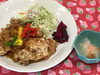 「本日のAランチは とりからの甘酢あんかけ」