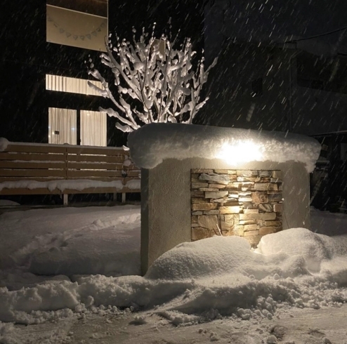 「雪化粧されたウォールもまた素敵ですね！」