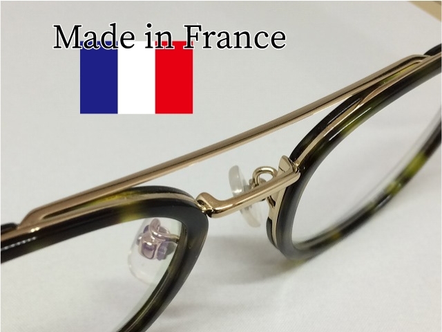 「ツーブリッジのフランス製お洒落メガネ」