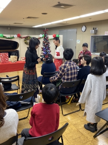 「クリスマスコンサート（伊奈町 ピアノ  バイオリン リトミック教室)」
