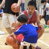田中・一色・星野選手が6歳以下のクリニックに参加！