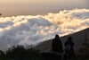 「息を呑むほどの景色が、今朝の山頂に広がっていました」