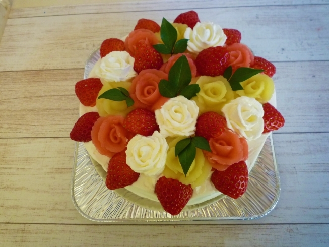 5号（15㎝）「お祝いのケーキ～伊奈町のケーキ屋シャンティ洋菓子店～」