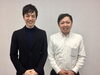 左）尾上さん　右）児島さん「【明けましておめでとうございます】」