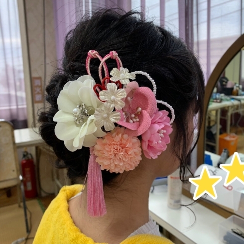 成人式のヘアセットをお手伝い 東予理容美容専門学校のニュース