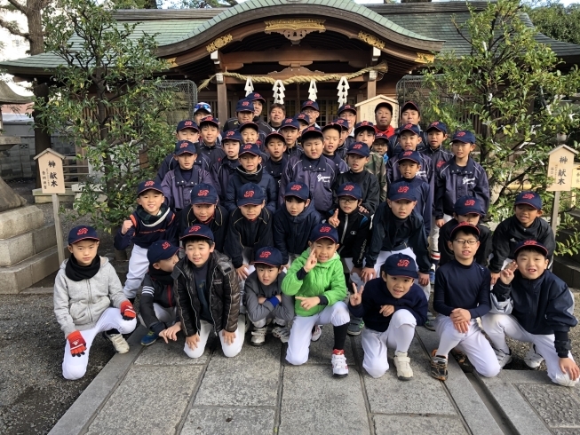 必勝祈願！　山王神社へ初詣「堀川清掃について」