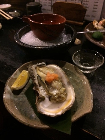 岩牡蠣＆日本酒