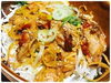 鶏ハラミ「『うま辛 鶏ハラミ丼定食』{柴又駅近♪かき氷♪葛飾散歩♪昼飲み♪映える喫茶♪レトロ♪食べ歩き最高♪子連れok♪ランチ♪お持ち帰り♪テラス席♪スムージー♪ヨーグルト♪｝」