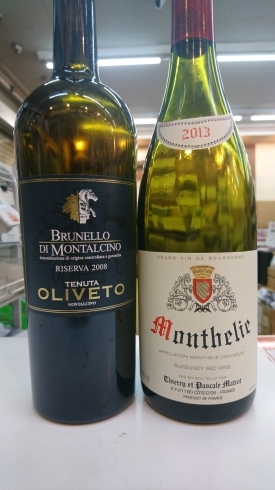 本日の無料試飲ワインは(^O^)「ブルネッロ・ディ・モンタルチーノ」