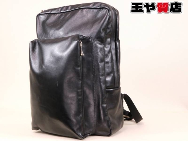 「イタダキ ITADAKI リュック メンズリュックサック Mary Laptop PAC レザー 黒 ブラック 玉やT7098   販売中！ 千葉 市川市 本八幡」