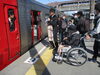 「電車に乗って♪バスに乗って♪」
