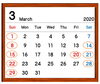 ３月の定休日「3月の定休日」