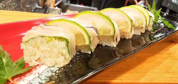 ダイコクエバの棒寿司「食欲の秋❗️」