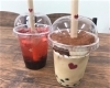 「3/26～タピオカドリンクのカップ・蓋を植物性プラスチックに変更します。」