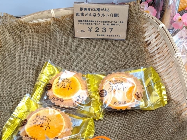 「「瀬戸内おみやげコンクール2019」で入賞した焼き菓子「紅まどんなタルト」をお楽しみください！」