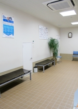 広々とした明るい待合室となっています「前田動物病院」