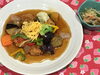 「本日のAランチ　とりからのコロコロ野菜甘酢あん」