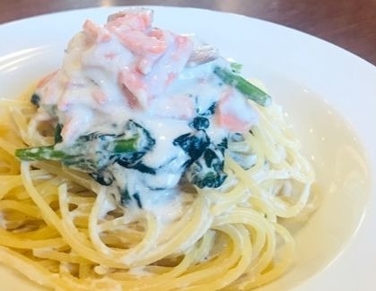 松江ランチ 香り引き立つスモークサーモンと クリーミーなソースが絡み合う カフェブラン のパスタランチ まいぷれ編集部のニュース まいぷれ 松江