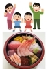 「4月11日『✨ガッツポーズの日✨』1974年…本日のおすすめmenu✨上ちらし……¥1,750-(・中トロ・赤身・スズキ・ぶり・カニ・穴子・いくら・南蛮エビ)です。٩( ๑╹ ꇴ╹)۶」