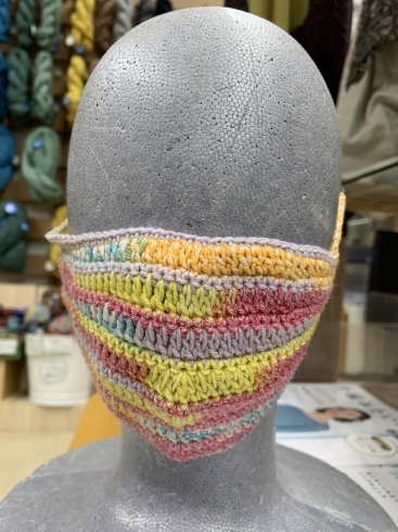 先生と楽しくお好きな毛糸「手編みでマスクを作ろう‼︎」