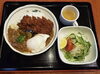 「4月22日(水)佐世保市針尾東町にある一魚一会のおすすめランチは「ポークカツカレー　サラダ付き」です♪」