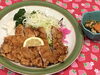 「本日のAランチは　山賊焼きです( ◠‿◠ )」