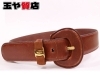 フェラガモ Salvatore Ferragamo ヴァラ ベルト 4598 レザー 茶 販売中