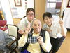 「デイサービス金太郎お客様の娘さんからマスクを作って頂きました(^○^)‼️。」