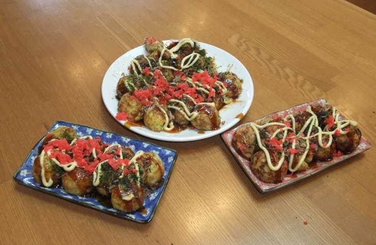 「美味しいたこ焼きできました！！」