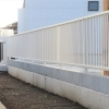 外構エクステリア工事　隣地境界を植木からフェンスに　御殿場・小山　工事実例