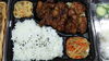 チキンの黒酢あんかけ弁当「本日より営業再開！」
