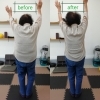 姿勢改善トレーニングbeforeafter「夏に向けて身体を動かしませんか？」