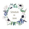 「6月のスケジュールとお知らせ」