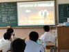 「教室で生徒総会、クラブ紹介 」