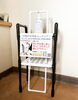 足踏み式消毒液スタンド「当店エントランスに足踏み式消毒液スタンドをご用意しました。」