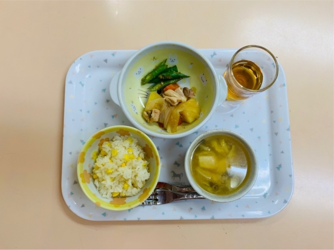 「今日の給食(谷史季保育園)6月25日」