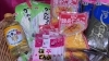 巻き寿司用の具材もご用意しております「店頭にひなまつりコーナー登場！かわいいお菓子とちらし寿司の素がそろいました」