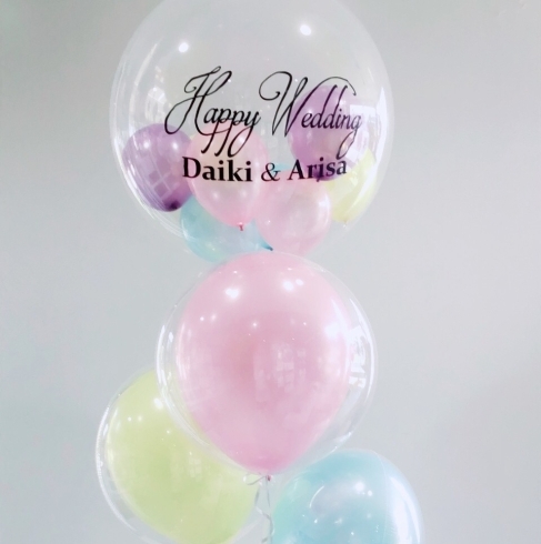 結婚祝いのプレゼントにパステルカラーがかわいいバルーンブーケ 出雲市姫原 Balloon Gift Chicorico バルーン ギフト チコリコ のニュース まいぷれ 出雲