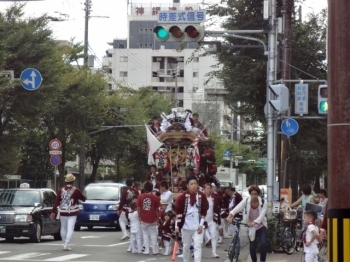 だんじりも出てきました！