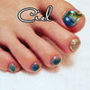 フットジェルネイル「お客様ネイル」