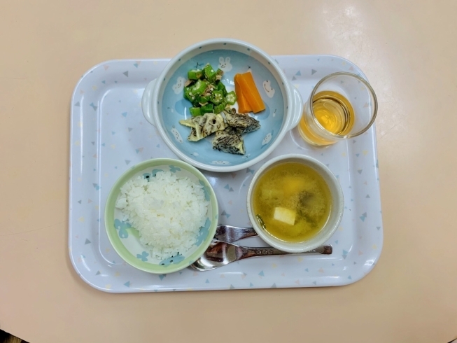 「今日の給食(谷史季保育園)7月9日」