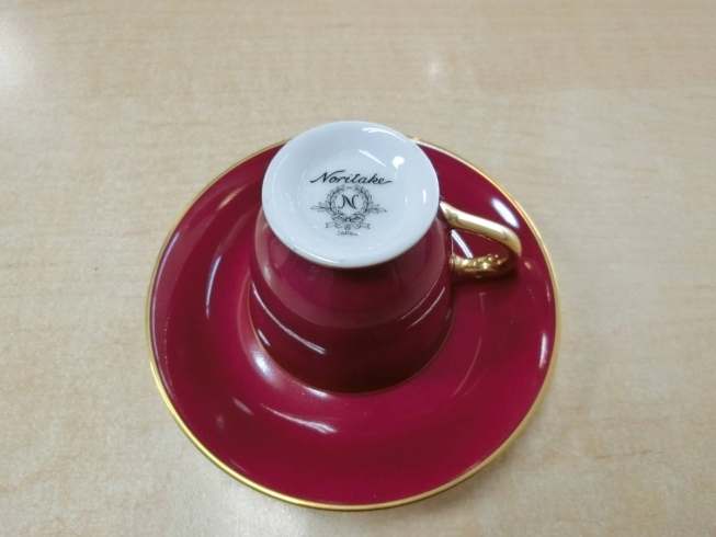 Noritake／デミタスカップ＆ソーサー「ノリタケ等ブランド食器のお買取は買取専門店大吉　佐世保店へお任せ下さい(*^^)v」