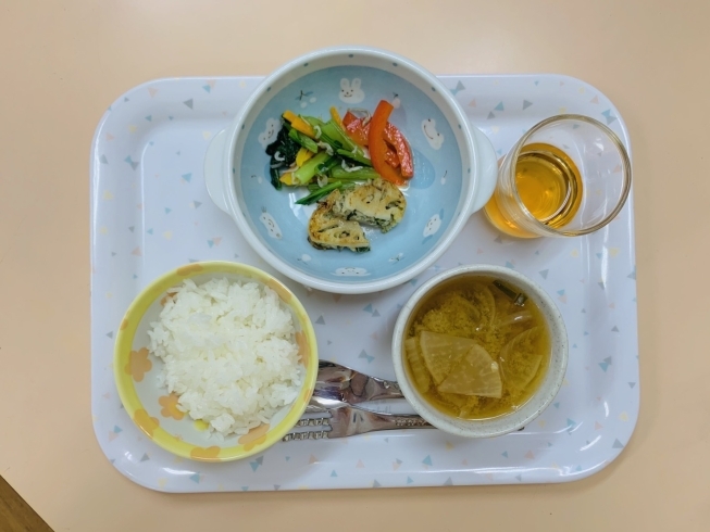 「今日の給食（谷史季保育園）7月20日」