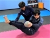 トレーニング風景「メニュー紹介～ダイエットコース～【脳と体幹を楽しく鍛える！　自分のぺースで運動ができるパーソナルジム ⚽ 松山市祝谷の f.BRAIning】」