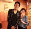 たまに、芸能人の方がいらして頂いています。「夏後半です。今が頑張りどころです。」